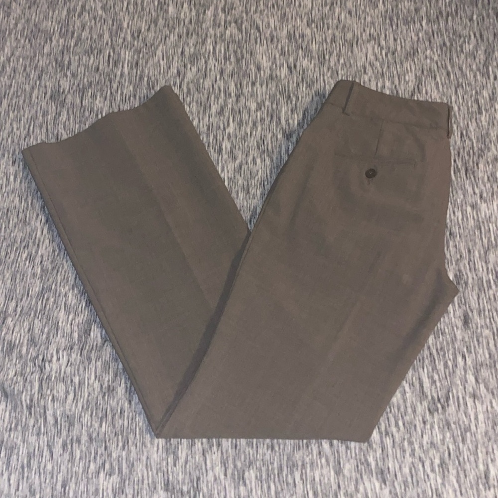 Express Design Studio “Editor” sz 6R light-brown wide-leg dress pants
